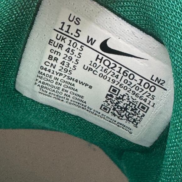 Nike Air Zoom Infinity TR NXT% BOA 2 Golf Shoes Mens 11.5 WIDE Green HQ2160-100 - Picture 8 of 9